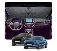 [2026 Actualización] BSTW Compatible con Ford Puma MK2 2020-2026 Parasol para Parabrisas, Parasol Plegable Automático Diseño con Cordón, Protector Solar y Protección UV Puma Accesorios