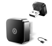 2026 Adaptador Inalámbrico Carplay Y Android Auto 2 En 1, Adaptador Android Auto WiFi 2,4+5,0 GHz, Plug and Play, Conexión Bluetooth 5.0 Estable, USB C/A, Compatible Con Teléfonos IOS 10+ Y Android 11