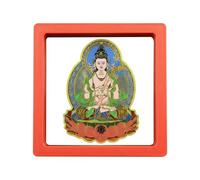 2026 Adhesivo para papel Tai Sui Buddha - Colgante adhesivo metálico estándar PET 7 x 5 cm | Papel Amuleto Tài Sui, Emblema de Protección con Bendición de Buen Auspicio, Salvaguardia Espiritual