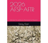 2026 AFSP-AFTR: Individual Tax updates for Professional Tax Preparers