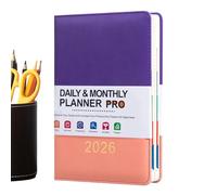 2026 - Agenda diaria 2026 - Agenda diaria de 365 días | Monthly Weekly Planners Journal for School Home Offices College Classroom Work Student Teacher Family Men Women