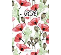 2026: Agenda Settimanale Verticale | 12 Mesi da Gennaio a Dicembre 2026 | La Settimana su una doppia pagina | Pianificatore Italiano