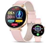 2026 AI-GPT Reloj Inteligente para Mujer con ECG/HRV/IMC/Tension Arterial, 1,32" AMOLED Reloj Inteligente de Salud con 24H Pulsómetro/SpO2/Bluetooth Llamadas/Función Femenina/IP68, para Android/iOS