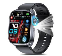 2026 AI Reloj Inteligente Hombre con ECG: 2.0" HD Smartwatch con Asistente ChatGPT, Llamadas Frecuencia Cardíaca Presión Arterial Sueño, Fitness deportivo, Antorcha, SOS, 150+ Deportivos, Android iOS