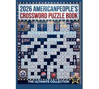2026 Americanpeople's Crossword Puzzle Book: Large Print Brain Games with Easy to Hard Challenges