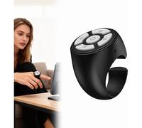 2026 Anillo con control remoto Bluetooth mejorado: desplazamiento de TikTok y giro de página de Kindle, compatible con iPhone/Android