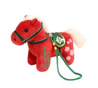 2026 Año del Caballo Mascota,Amuleto Para Bolso De Peluche | Caballo de Peluche del Año Nuevo Chino - Para Niños Adolescentes Estudiantes Coleccionistas Amantes Animales Fiesta Cumpleaños Viaje Compra