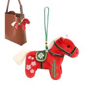 2026 Año Nuevo Chino Mascota Caballo,Amuleto Para Bolso De Peluche | Caballo de Peluche del Año Nuevo Chino | para Adultos Entusiastas de la Estudiantes Coleccionistas Fiesta de Cumpleaños Celebración