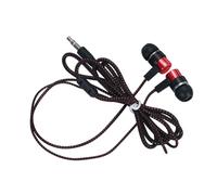 2026 - Auriculares in-ear estéreo universales con conector jack de 35 mm para smartphones y dispositivos móviles (rojo, talla única)