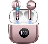 2026 Auriculares Inalámbricos Bluetooth 5.4, Auriculares Inalámbrico HiFi Estéreo, 40H de Reproducción Cascos Inalámbricos con 4 ENC Cancelación de Ruido Micrófonos IP7 Impermeable para IOS/Android