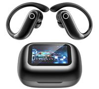 2026 Auriculares Traductores de Idiomas con Pantalla Táctil LCD, Monitor de Ritmo Cardíaco y Oxígeno, AI Auriculares Traductor en Tiempo Real 3en1, 134 Idiomas, 8 Modos, 60H Bluetooth 6.0 para Viajes