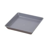 2026 Bandeja de goteo cuadrada para interiores y exteriores como prácticas bandejas de agua (gris, 35 cm)