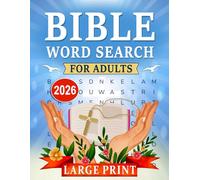 2026 Bible Word Search For Adults Large Print: A readability-focused edition offering gentle, unrushed spiritual engagement