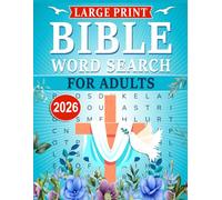 2026 Bible Word Search For Adults Large Print: Encouraging Faith-Themed Searches Designed for Comfortable Solving