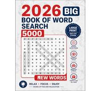 2026 Big Book of Word Search Puzzles for Adults: 5,000 New Words Large Print Puzzle Book for Adults & Seniors | Easy-to-Read Grids, Relaxing Themes, ... Design (Large Print Gifts 2026 Edition)
