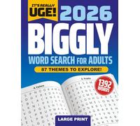 2026 Biggly Word Search for Adults: Large Print Word Find Puzzles for Seniors with 1392 Unique Words, 87 Themes to Explore