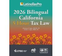 2026 Bilingual California 5 Hour Tax Law