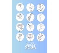 2026 Birth Flower Planner: A Floral-Inspired Guided Journal for Growth, Mindfulness & Creativity | Monthly Virtues, Coloring Pages, Mood Tracker & ... 100 GSM pages, Vision board, weekly layouts