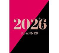 2026 Black and Pink Glam Planner: Plan, Prioritize, & Prosper