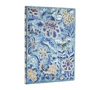 2026 Blue Willow (Celebrate Hanfu) Midi 12-month Vertical Softcover Flexi Dayplanner 2026 (Elastic Band Closure)