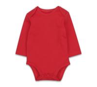 2026 Body Manga Larga para Bebé Niña y Niño Prenda Exterior Unisex con Puños Acanalados Cómodo de Algodón para Recién Nacidos (Red, 6-9 Months)