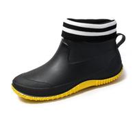 2026 - Botas de lluvia antideslizantes a prueba de agua para mujer, color liso, Amarillo, 36.5 EU