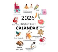 2026 BUCKET LIST, Calendar, Monthly Calendar, Illustrated 12-Month , Gift for her,: 12 Months of Illustrated Activities to Enjoy in 2026