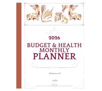 2026 Budget and Health Planner: Guided by Grace: Your 2026 Journey to Wellness & Financial Peace
