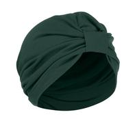2026 Cabeza Cabello Cubierta Musulmán Turbante Capó Mujeres Sombrero Gorra Envoltura Bufanda Gorras de Béisbol, verde, Talla única