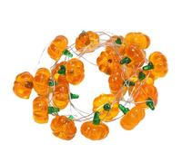 2026 Cadena de luces decorativas otoñales con diseño de hoja de calabaza 4 en 1, iluminación para Halloween, Acción de Gracias, Navidad, 3 metros de longitud, resistente a la intemperie, para
