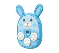 2026 Caja de boxeo musical de pared para niños - Equipo de entrenamiento de boxeo deportivo inteligente para cumpleaños (azul, 32 cm)