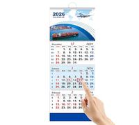 2026 Calendar - 3 meses Home Organizer Vertical Display | Wall Hanging Planner For Home Study Living Room Bedroom Office Art Studio Monthly Planning Schedule Decor