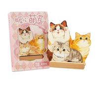 2026 Calendar Desk - Cute Cats Dogs Pattern Planning Planner,12 Month Desk Calendar 2026 | For Appointment Bedroom Compact Size That Allows It To Fit Fridge Apartment Classroom Meeting Room