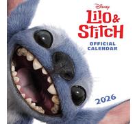 2026 CALENDAR DISNEY LILO & STITCH MOVIE MONTH TO VIEW SQUARE WALL CALENDAR OFFICIAL PRODUCT