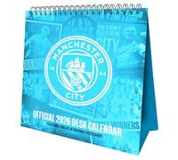 2026 CALENDAR MANCHESTER CITY FC MONTH TO VIEW POSTCARD DESK EASEL OFFICIAL PRODUCT