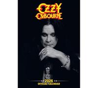 2026 CALENDAR OZZY OSBOURNE MONTH TO VIEW A3 WALL CALENDAR OFFICIAL PRODUCT