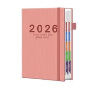 2026 Calendar Planner A5 Agenda Notebook with Tabs - Planning Organizer for Appointments Scheduling | Premium Paper with Durable Cover, Ideal for Home School Office Classroom Meeting Use