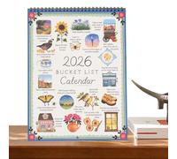 2026 Calendar Planner - Spiral Bound Notebook for Organizing | 9 x 12 Inch with Monthly Desk Layout, Study Habit Tracker, Health Reading Tool, School Task Organizer, Home Cleaning Vacation