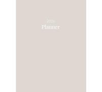 2026 Calendar, Stylish Light Grey Beige Cover: Daily & Monthly Planner, Extra Space For Notes, Goal Tracking