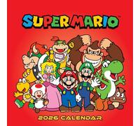 2026 CALENDAR SUPER MARIO MONTH TO VIEW SQUARE WALL CALENDAR OFFICIAL PRODUCT