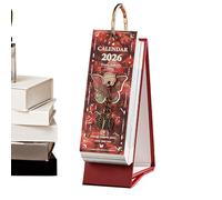 2026 Calendario De Escritorio,365 Días Planificador Con Pinturas Al Óleo Decoración Vintage,Calendario Artístico - Para El Hogar Escritorio Sala De Estar Oficina Escuela Y Las Mujeres