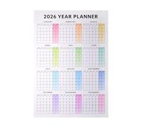 2026 Calendario De Pared, Apelación Visual Ordenada, 75x53x0.1cm, Calendario Vertical Grande Con Memorando Un Planificador Semanal Mensual, Un Planificador Mensual De 12 Meses 2026, Montaje Convenient
