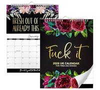 2026 Calendario para Mujeres Cansadas Fu-ck it 2026 Calendario de Pared para Mujeres Cansadas Calendario Mensual Gag Regalo para Mujer Sweary Calendario Planificador Funny Home Office Wall Calendar