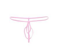 2026 - Calzoncillos de bikini para hombre, ropa interior abombada, elástico, tanga, calzoncillos de bolsillo, lencería sexy de una pieza, Rosa., talla única