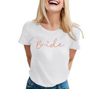 2026 Camiseta de manga corta para mujer con estampado de letras, cuello redondo, camiseta 1, Blanco, M