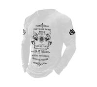 2026 Camiseta Gráfica Estampado Leyendas Camiseta Manga Corta Camisa Casual Cuello Redondo, Blanco, L