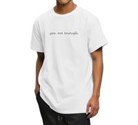 2026 camiseta hombre amor persona detrás, el mundo es un mejor lugar contigo, sudadera, eres suficiente, sudadera con capucha, la sudadera con capucha Hop E, Blanco, XXL
