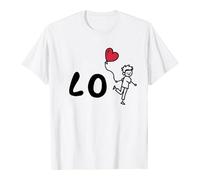 2026 Camisetas de pareja para San Valentín - Diseño interactivo, tela cómoda, idea perfecta para parejas, Blanco, M