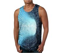 2026 Camisetas de Tirantes Hombre,Verano Moda Camiseta sin mangas Diario Casual Deporte gym Original Hawái Impresión chandal hombre Tank Top playa Chaleco T-shirt básica tee Talla grande