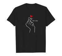 2026 Camisetas interactivas para parejas para el día de San Valentín: la idea perfecta para UNA cita, una velada romántica o la celebración del aniversario., Negro , XL